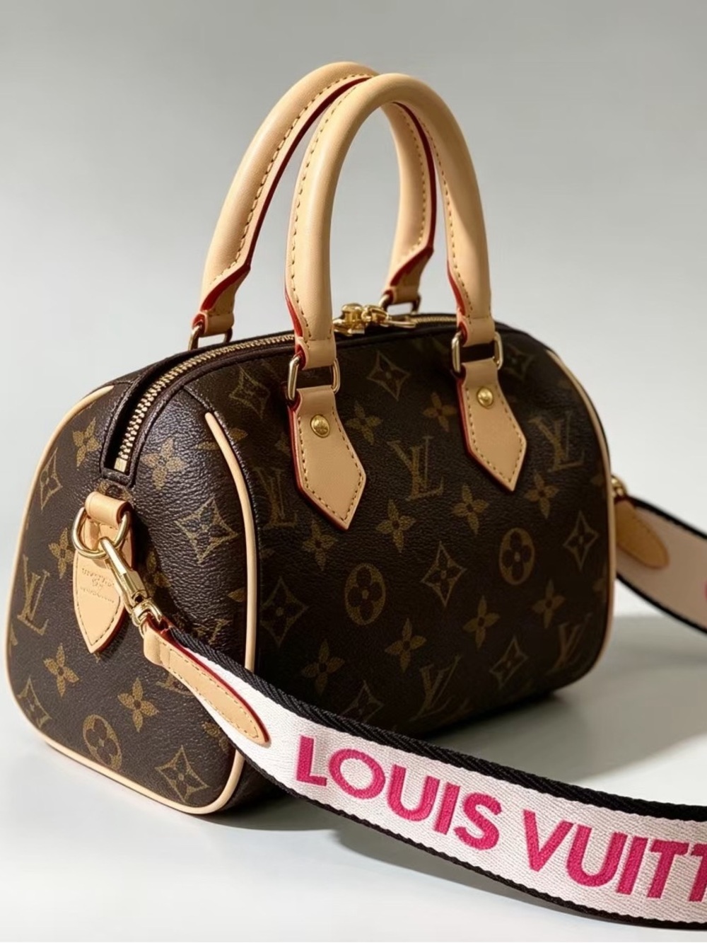 Louis Vuitton Brown Monogram Mini Alma speedy Crossbody Bags